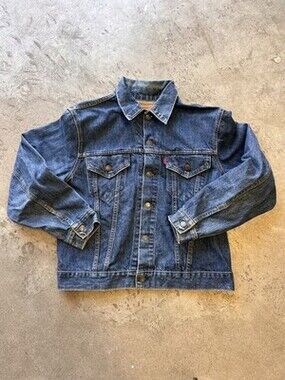 Vintage Levi’s Denim Big E Jacket — 60s-70s, Type 3, Plain Rivet